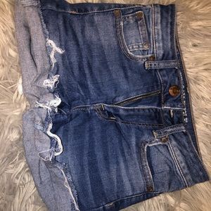 2/$15 ae high rise shortie jean shorts